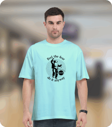 Feel the Fear - Oversized Classic T-Shirt